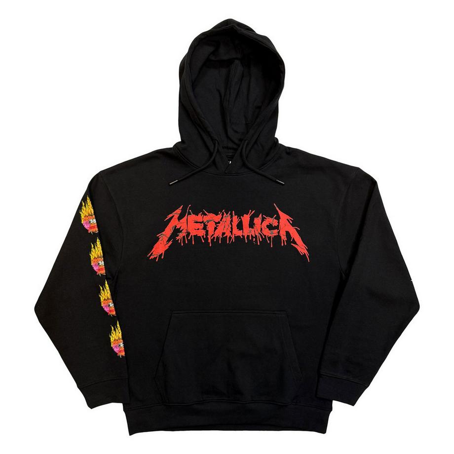 Metallica Sweat à capuche avec imprimé au dos  