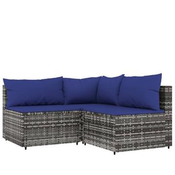 Garten lounge set poly-rattan