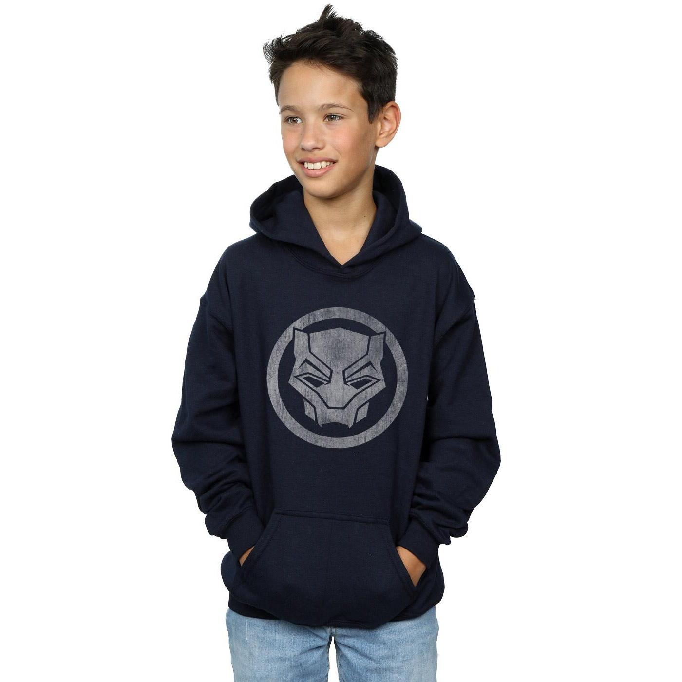 MARVEL  Black Panther Distressed Icon Kapuzenpullover 