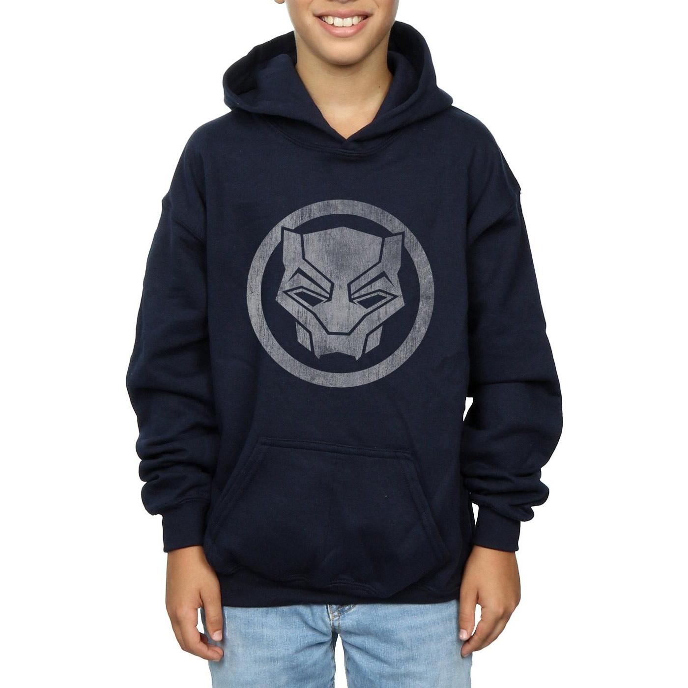 MARVEL  Sweat à capuche BLACK PANTHER DISTRESSED ICON 