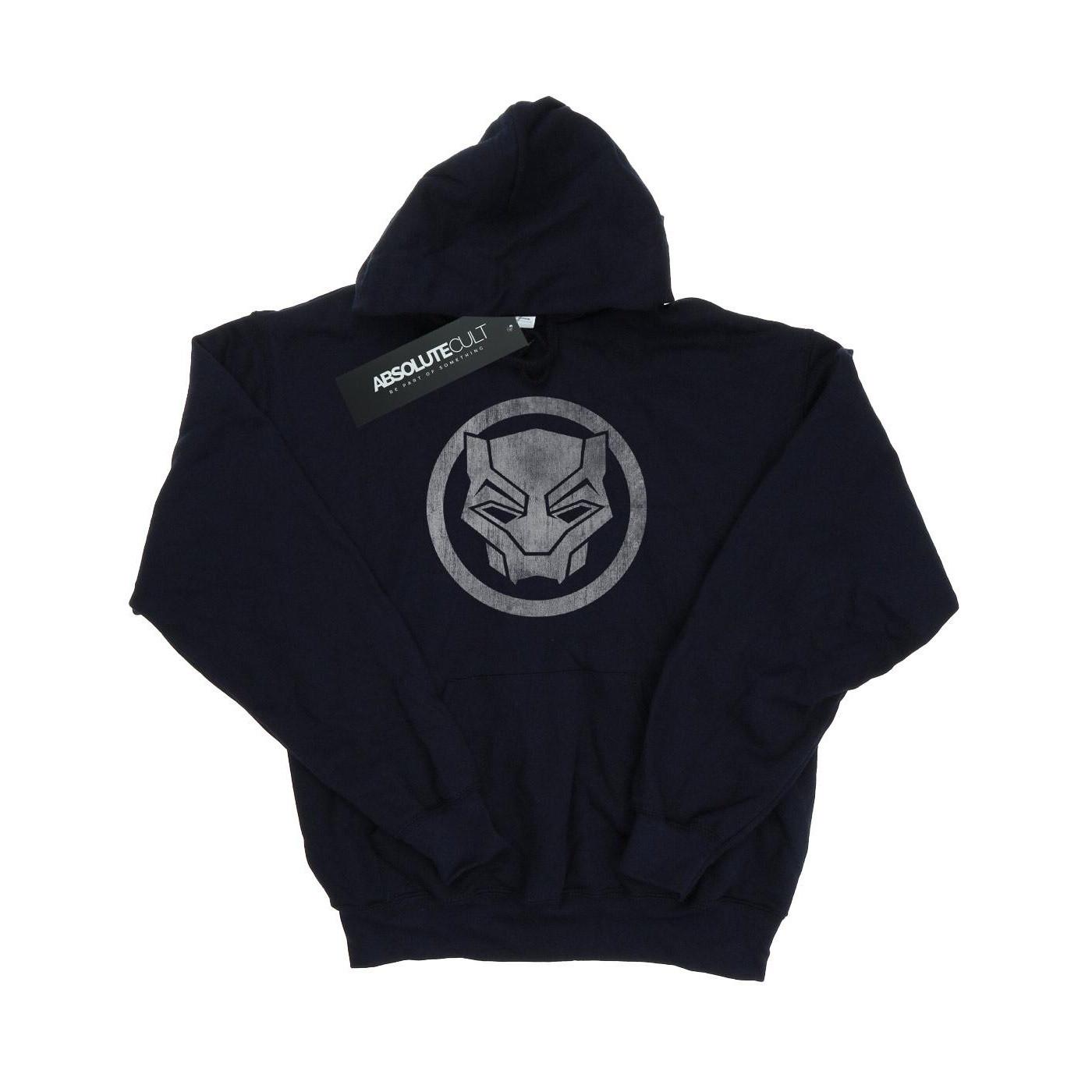 MARVEL  Black Panther Distressed Icon Kapuzenpullover 