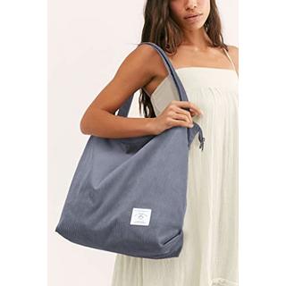 Only-bags.store Cord Tasche Umhängetasche mit Reissverschluss Gross Shopper Tote Handtasche  