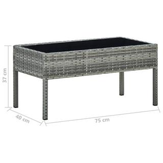 VidaXL Gartentisch poly-rattan  