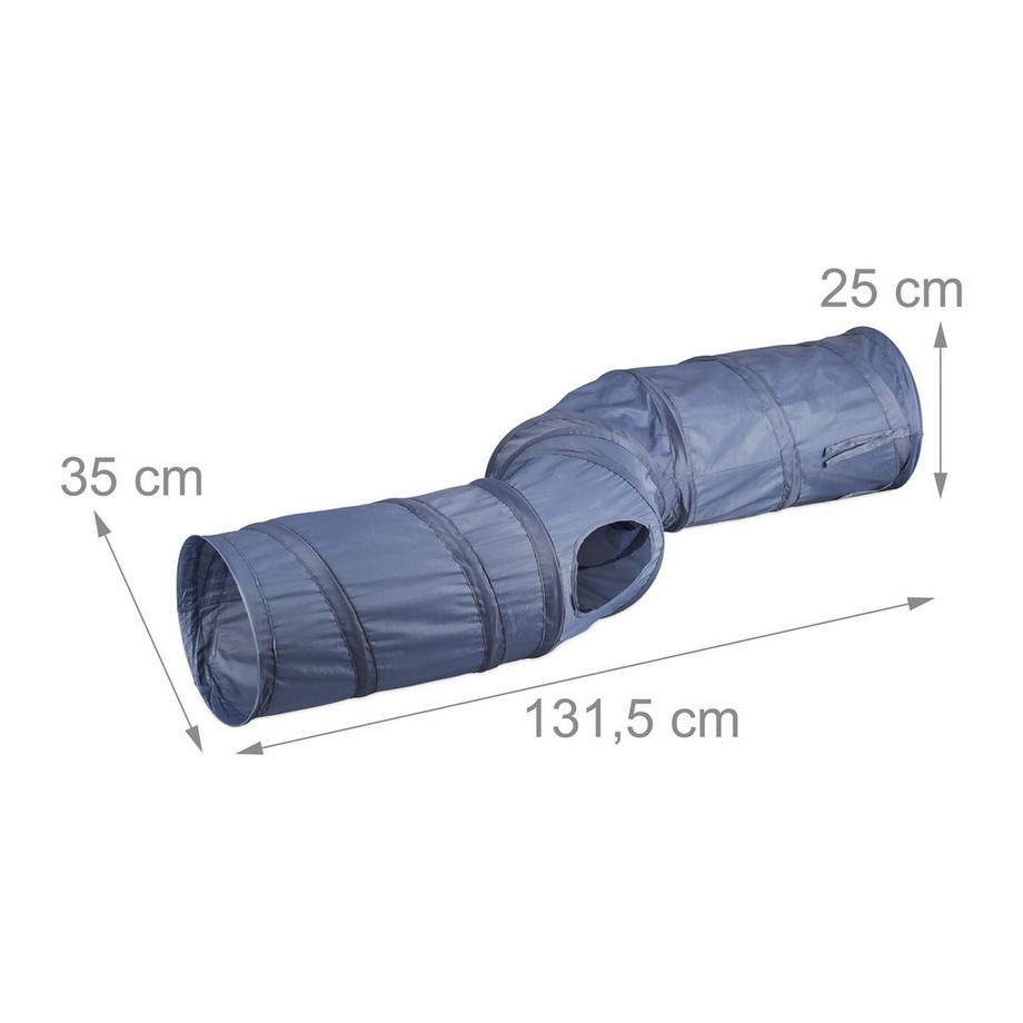 B2X  Tunnel pieghevole per gatti a 4 uscite 