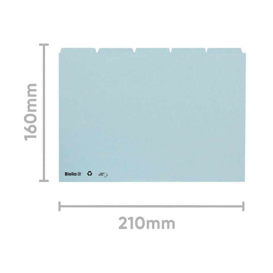 Biella Leitkarten, A5, Karton, 25-teilig  