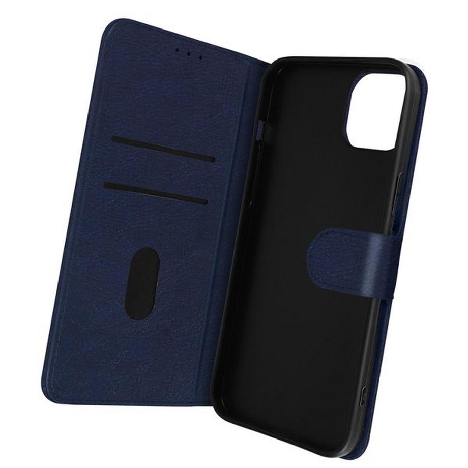 Étui iPhone 14 Portefeuille Bleu Nuit