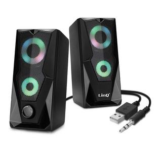 Avizar  PC-Lautsprecher LED-Lautsprecher 2.0 