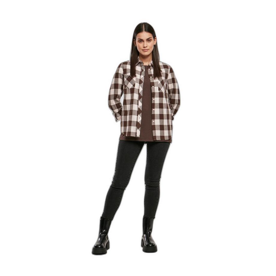 URBAN CLASSICS Camicia Flanella Quadri Donna  
