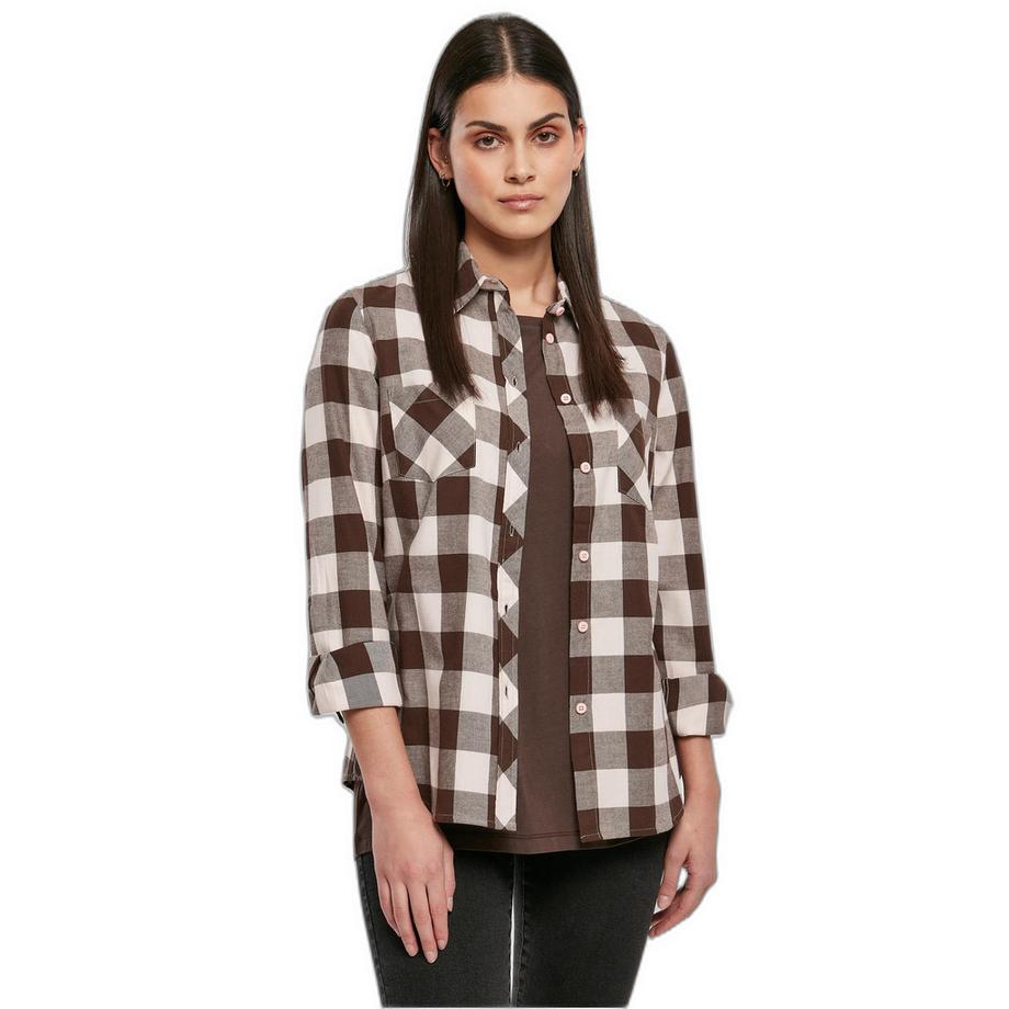 URBAN CLASSICS Camicia Flanella Quadri Donna  