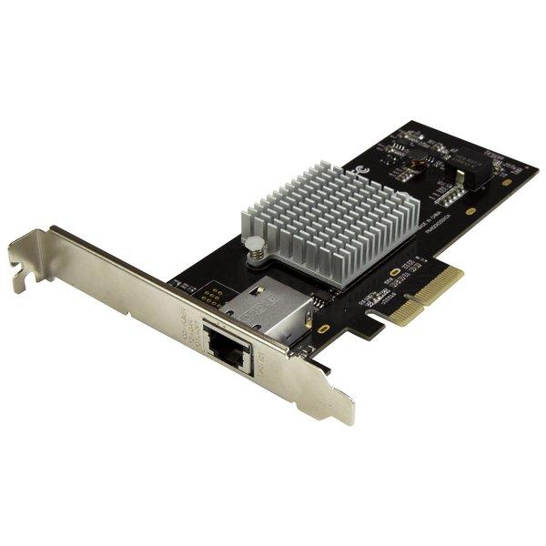 STARTECH  Scheda di Rete RJ 45 Ethernet PCI express ad 1 porta da 10GBase - Adattatore PCIe NIC Gigabit Ethernet 