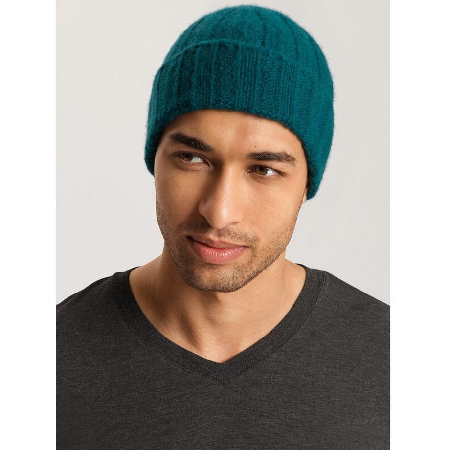 HANRO Bonnet en maille côtelée  