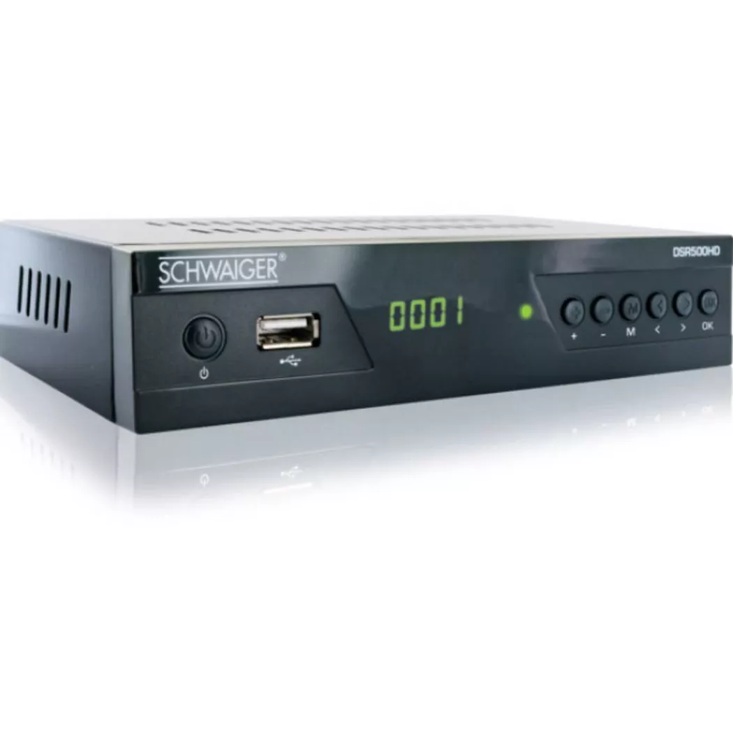 SCHWAIGER Receiver, DVB-S2 mit USB Anschluß FTA
