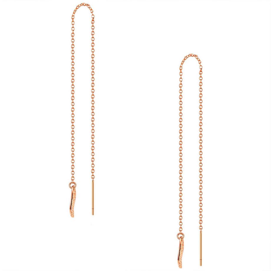 Lulu & Jane  Ohrhänger Edelstahl roségold 