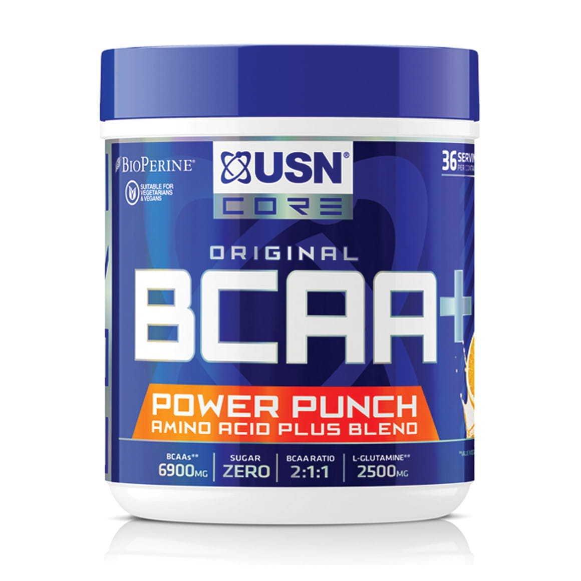 Image of Ultimate Sports Nutrition BCAA Power Punch Tangerine 400g - 400g