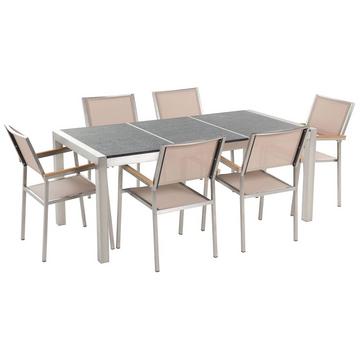 Set da pranzo per 6 persone en Acciaio inox Moderno GROSSETO