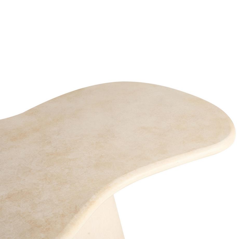 Beliani Table de salle à manger de jardin en Oxyde de magnésium Moderne SPOLETO  
