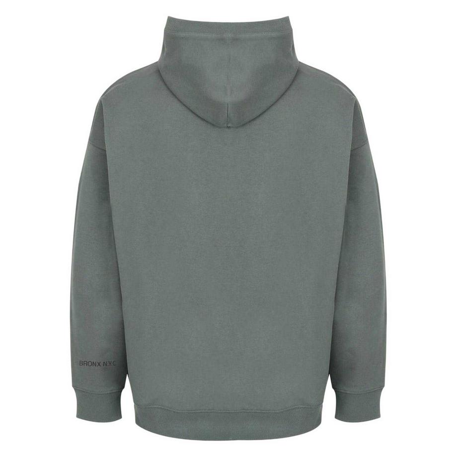 EVERLAST Felpa Con Cappuccio Oversize con Stampa Flockata  