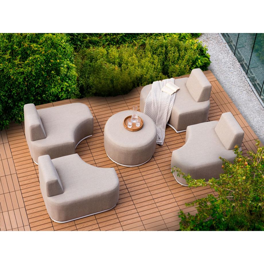 Beliani Salotto da giardino en Tessuto  FABRO  