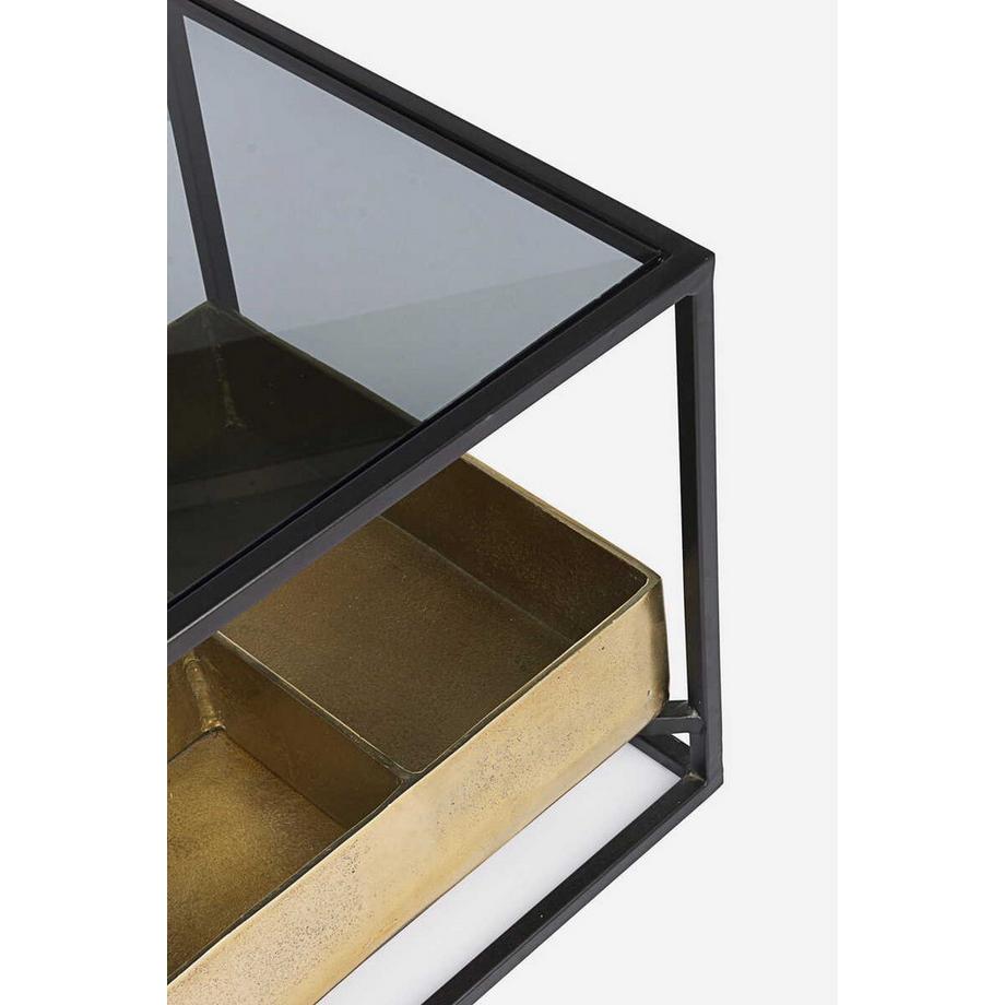 mutoni Table d&#039;appoint Mavila avec récipient 42x42  