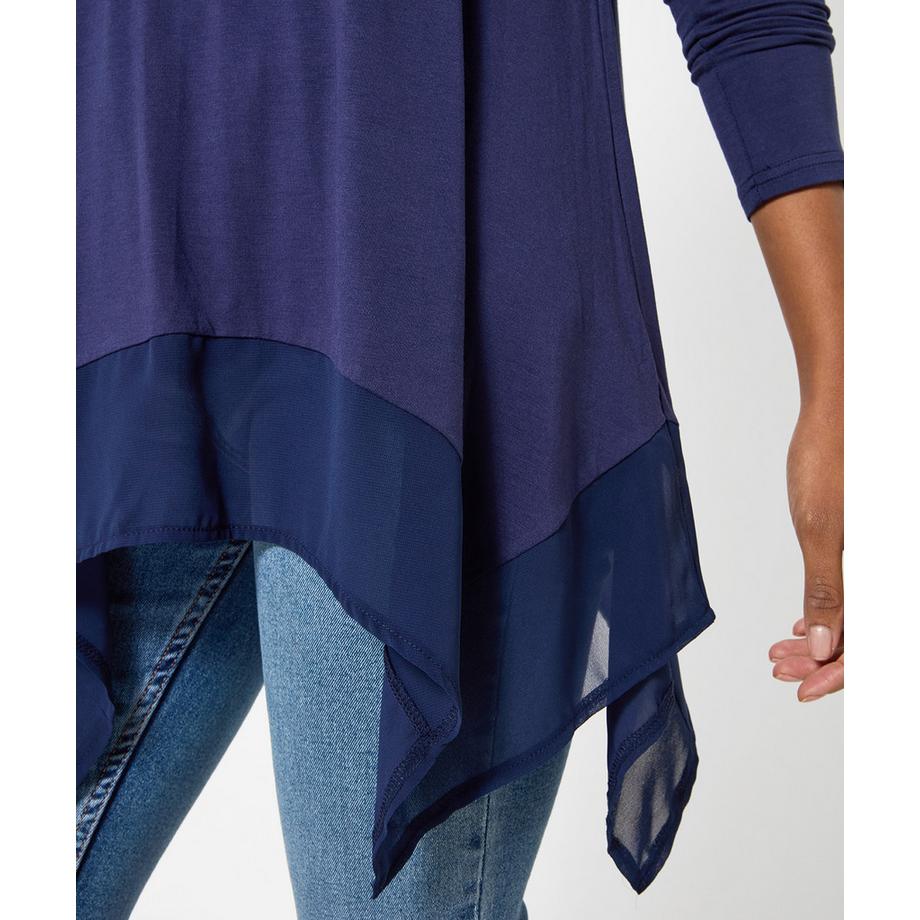 Joe Browns Matilda Jersey Tunika mit Chiffonbesatz  
