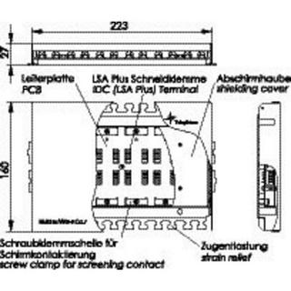 Telegärtner  Connection Box 6 Port CAT 7 