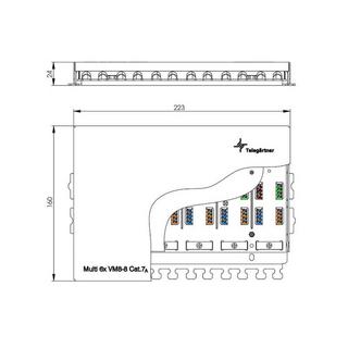 Telegärtner  J00060A0071 Scatola di giunzione 