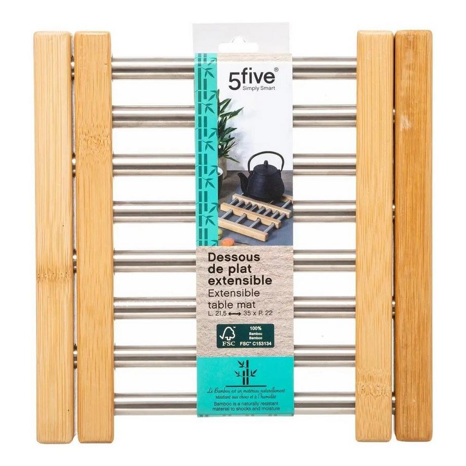 5five  Potter Bamboo Edelstahl - ausziehbar 