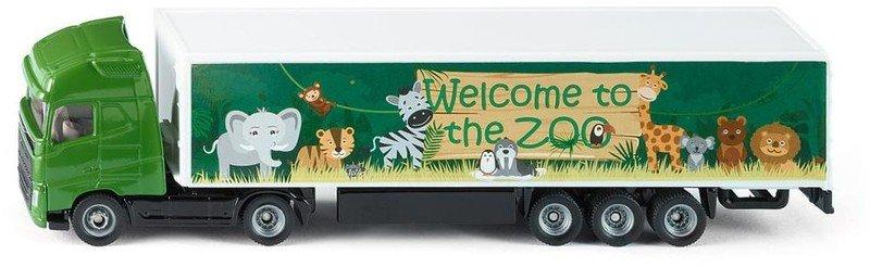 siku  1627, Sattelzug, Metall/Kunststoff, Grün, Bereifung aus Gummi, Öffenbare Heckklappe 