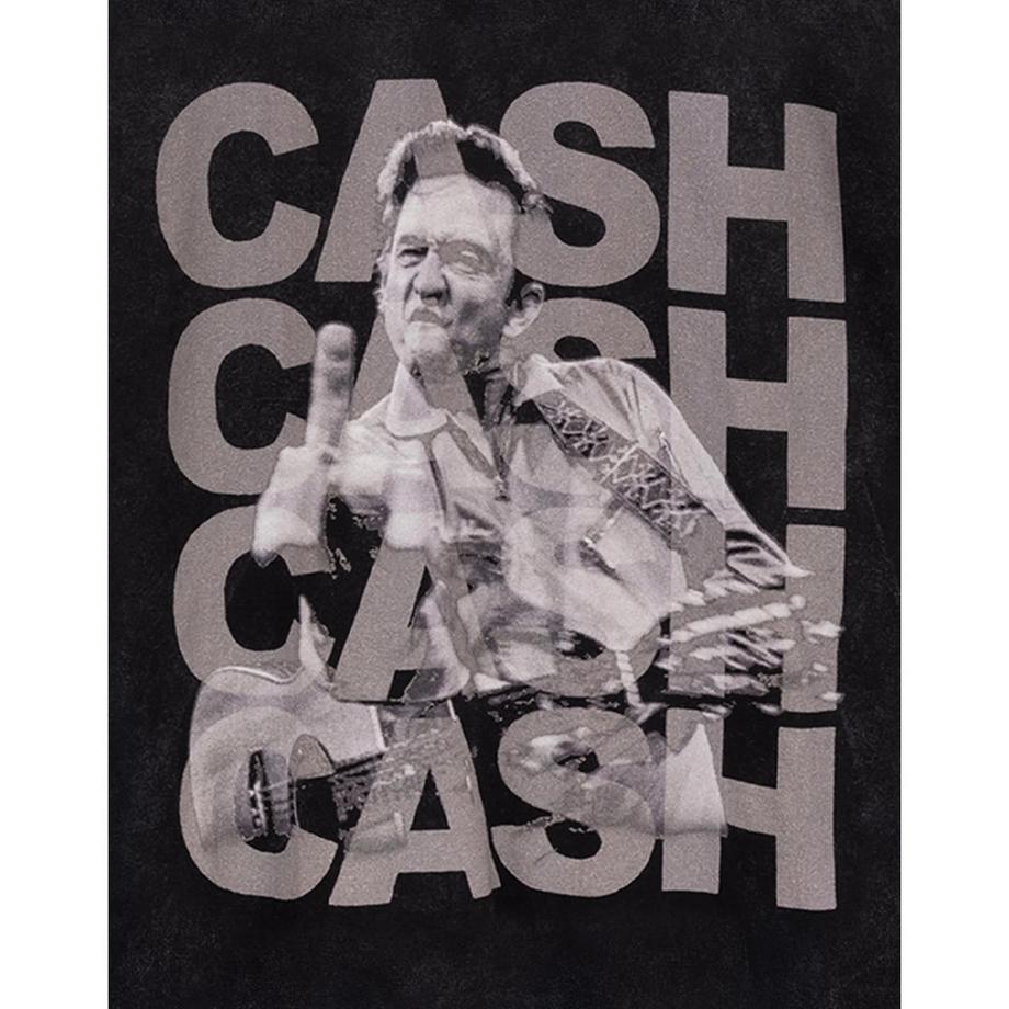 Johnny Cash Foto Print T-Shirt  