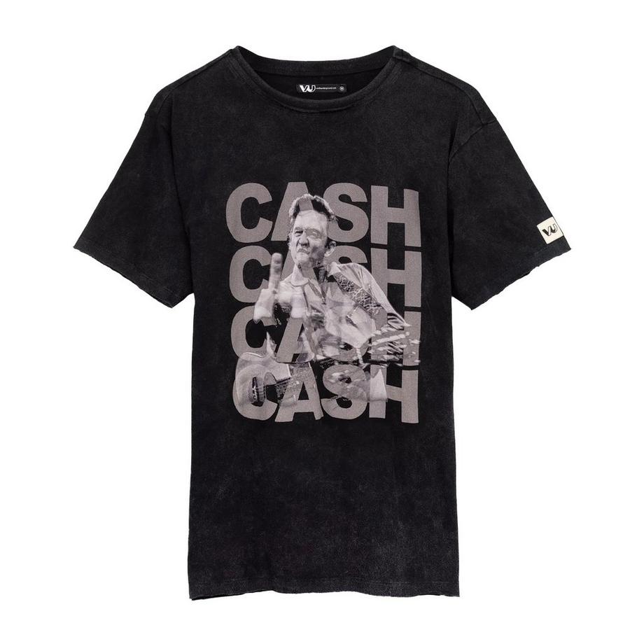 Johnny Cash Foto Print T-Shirt  