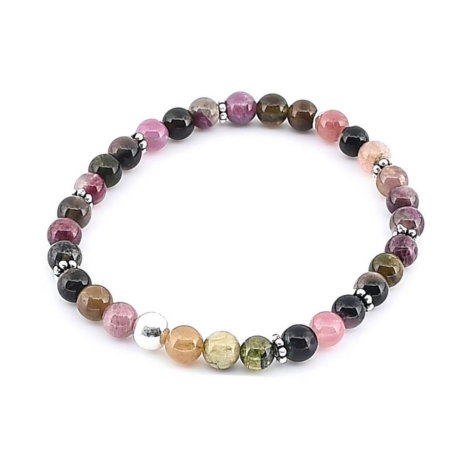 Kunda  Armband mit Turmalin Steinen & 925 Silber