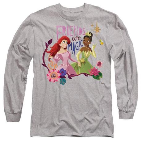 Disney PRINCESS Friends Are Magic T-Shirt Maniche Lunghe  