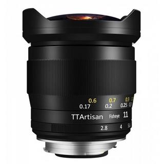 TTARTISANS  TTArtisan 11mm F2.8 Fisheye Lens MILC Obiettivo fish-eye ampio Nero 