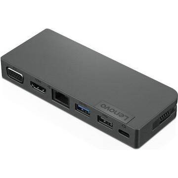 4X90S92381 Notebook-Dockingstation & Portreplikator Kabelgebunden USB 3.2 Gen 1 (3.1 Gen 1) Type-C Grau