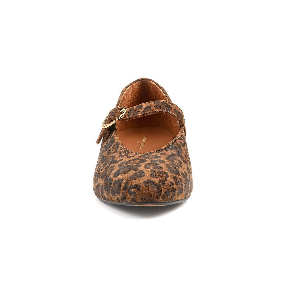 Maison Toufet Cassandre Leopard Print Ballerinas  