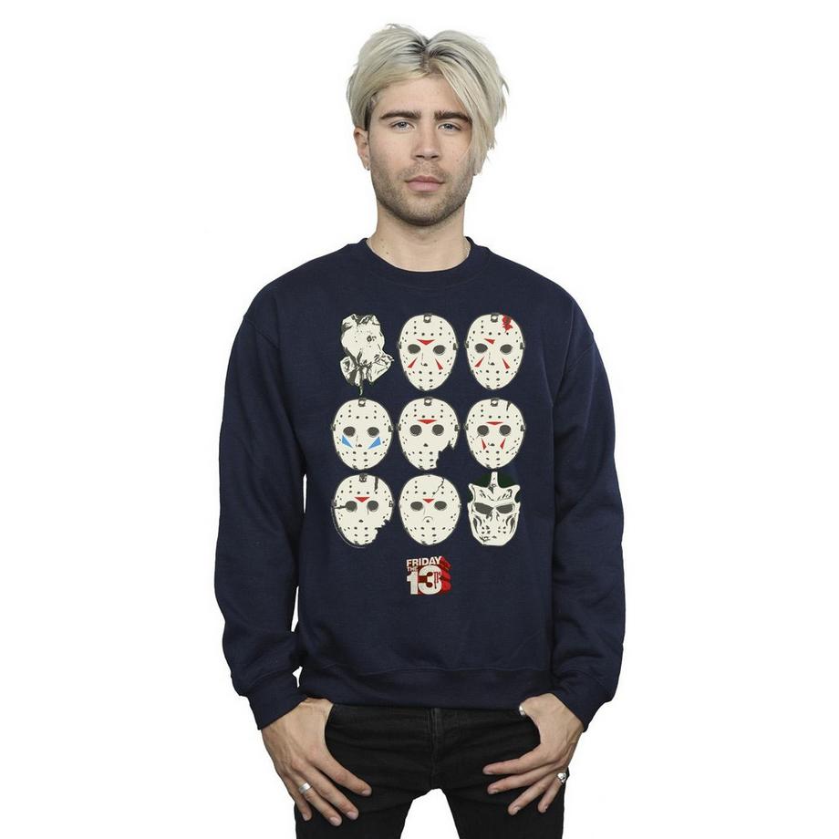 Friday The 13th Jason Masks Sweatshirt  