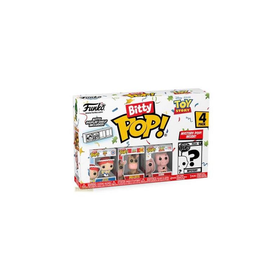 Funko  Bitty Pop! Toy Story - Jessie, Bullseye, Hamm und Mystery (4Teile) 