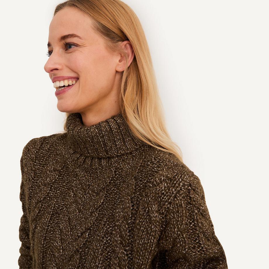 La Redoute Collections Maglione Dolcevita a Maglia Grossa  