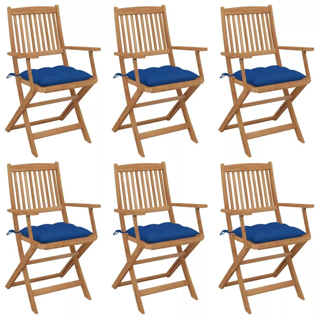 VidaXL - Chaise de jardin bois, One Size, Bleu