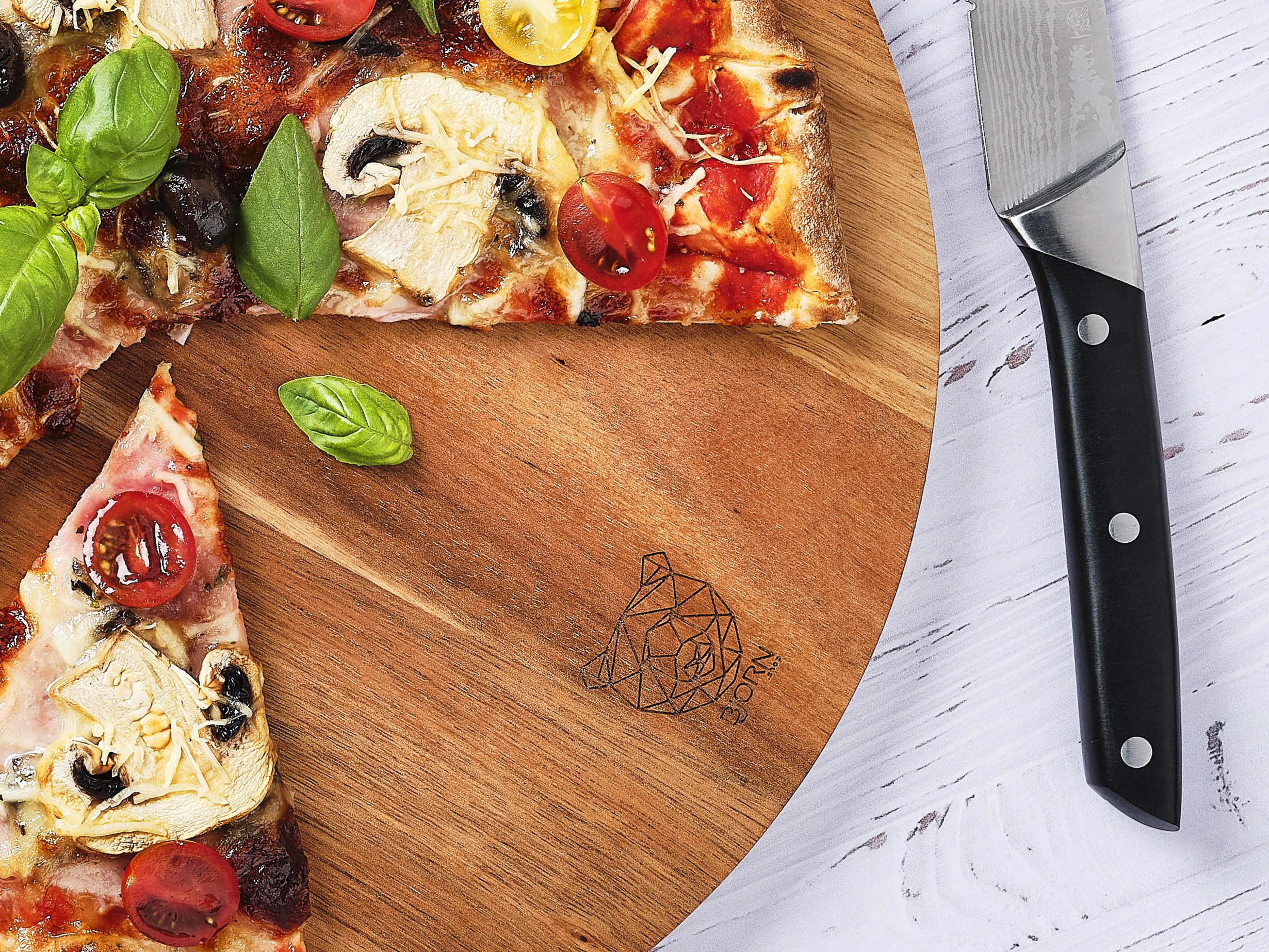 BJÖRN Tagliere STINE in legno di acacia - Ø31 cm  