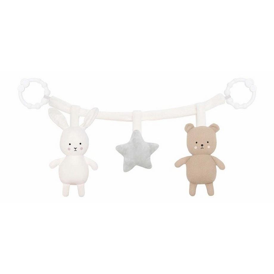 JABADABADO Kinderwagenkette Teddy/Hase N0143 45cm