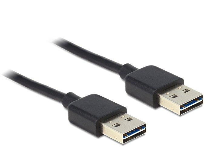 DeLock  85556 cavo USB 2 m USB 2.0 USB A Nero 