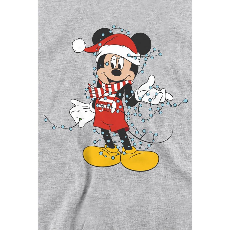 Disney Mickey Mouse Christmas Lights Sweatshirt  