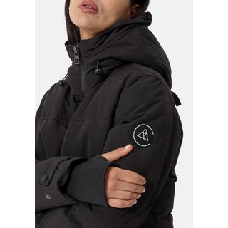 CASH-MERE.CH Parka in piumino con cappuccio e fodera in cashmere  