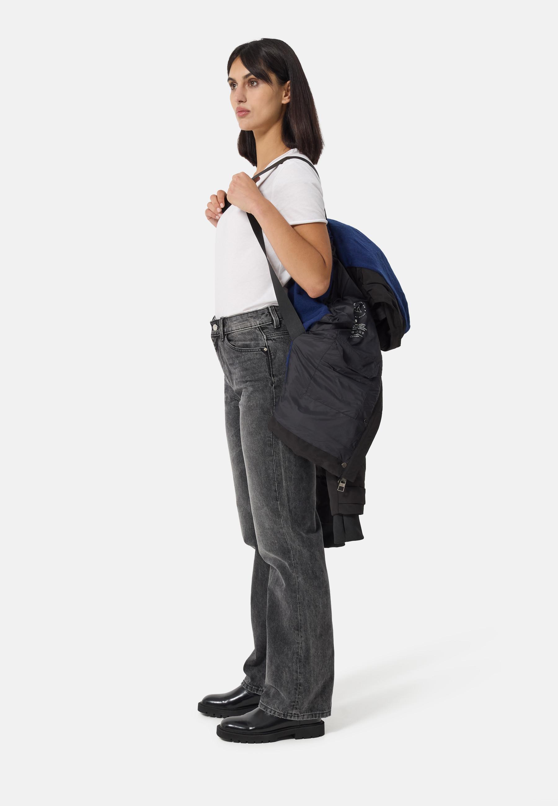 CASH-MERE.CH Parka in piumino con cappuccio e fodera in cashmere  