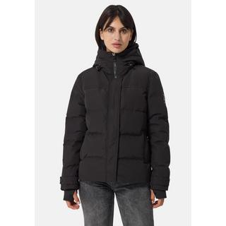 CASH-MERE.CH Parka in piumino con cappuccio e fodera in cashmere  