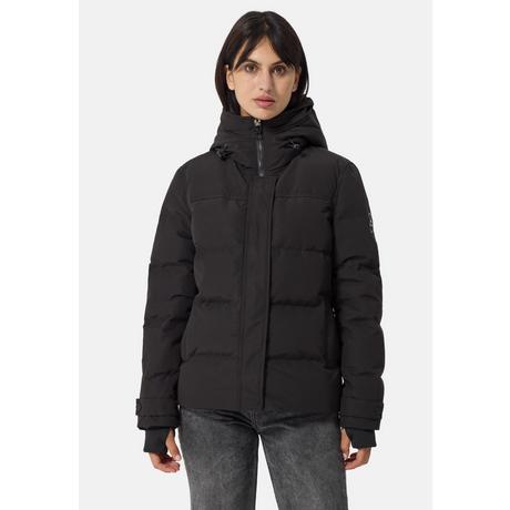 CASH-MERE.CH Parka in piumino con cappuccio e fodera in cashmere  