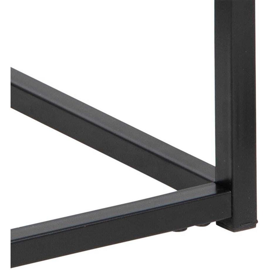 mutoni Comodino in legno Myrta nero  