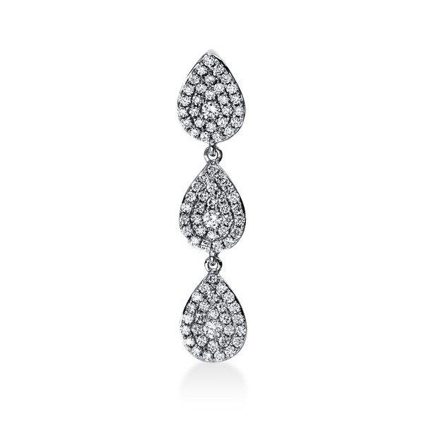 MUAU Schmuck  Anhänger 750/18K Weissgold Diamant 0.24ct. 