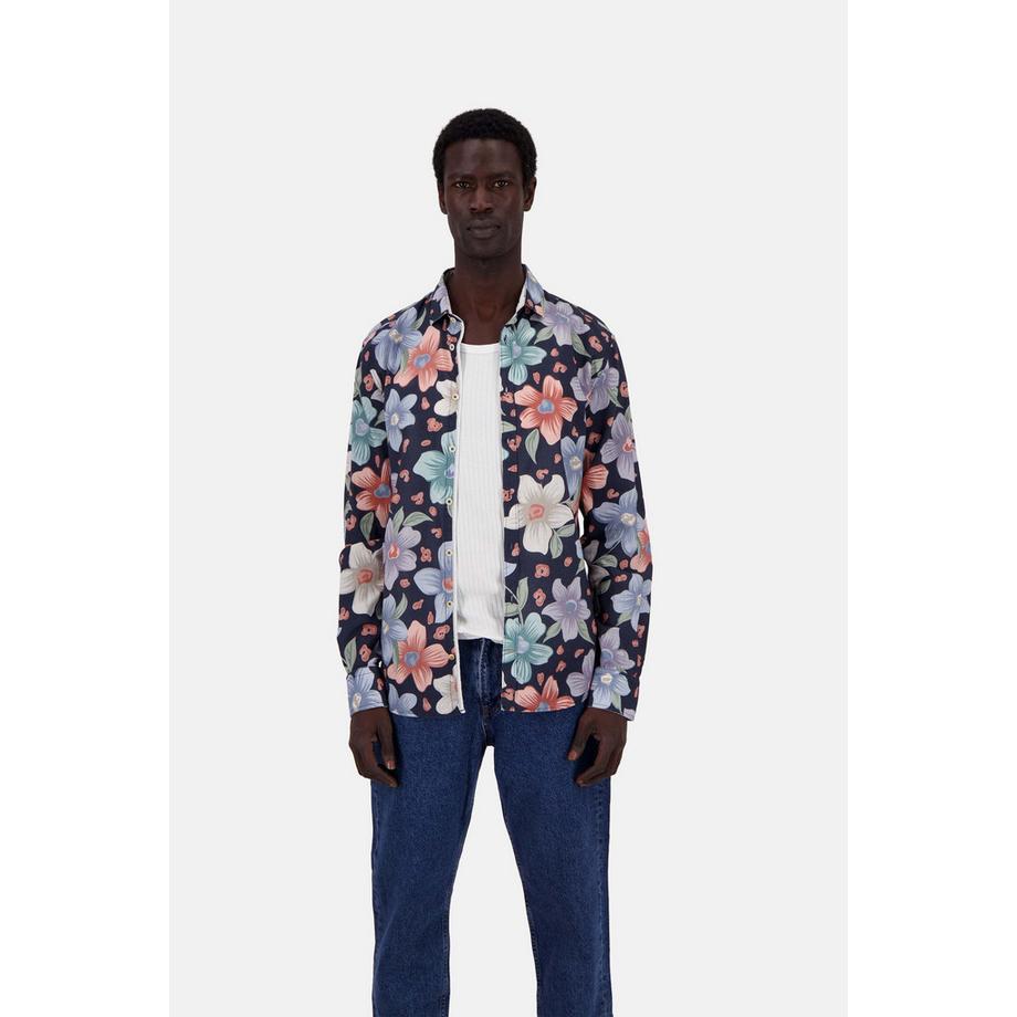 Colours & Sons Chemise à manches longues florale  